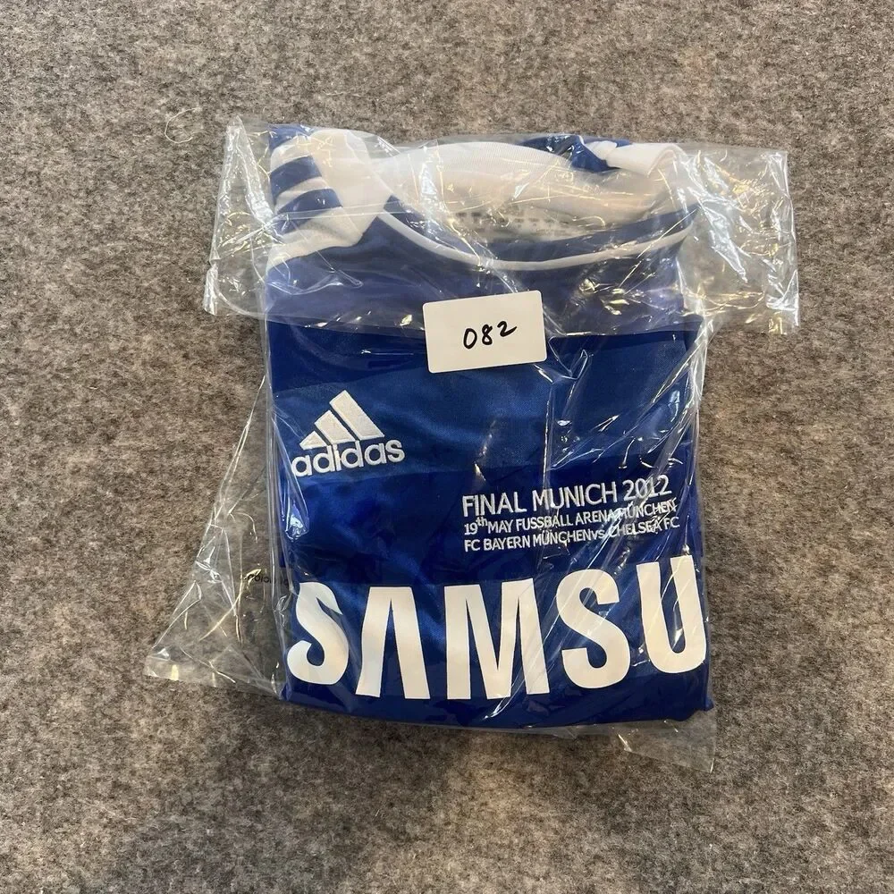2012 Adidas Adult Medium Blue Chelsea #11 Didier Drogba Soccer Football Jersey